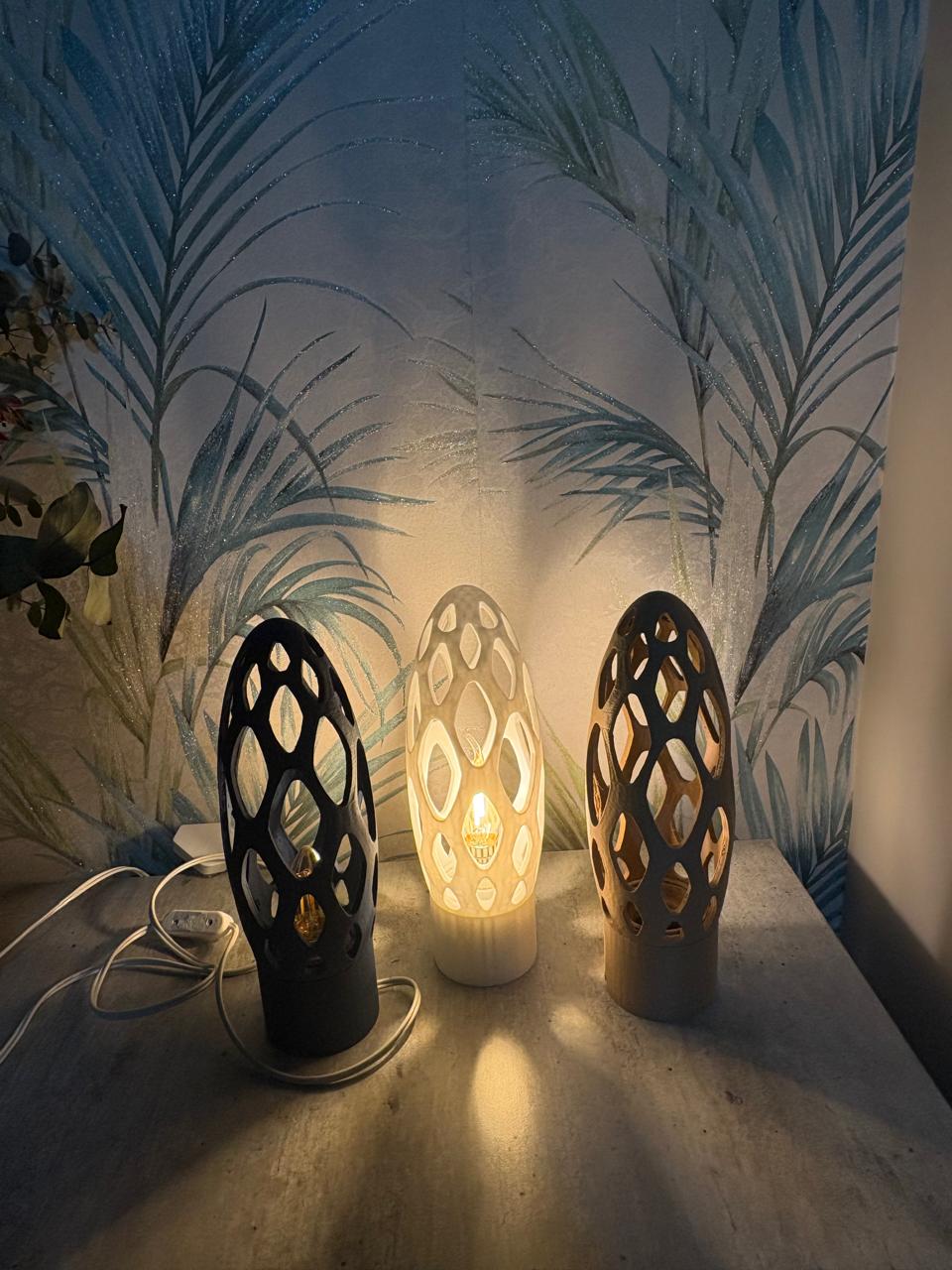 Dinosaur Egg Lamp